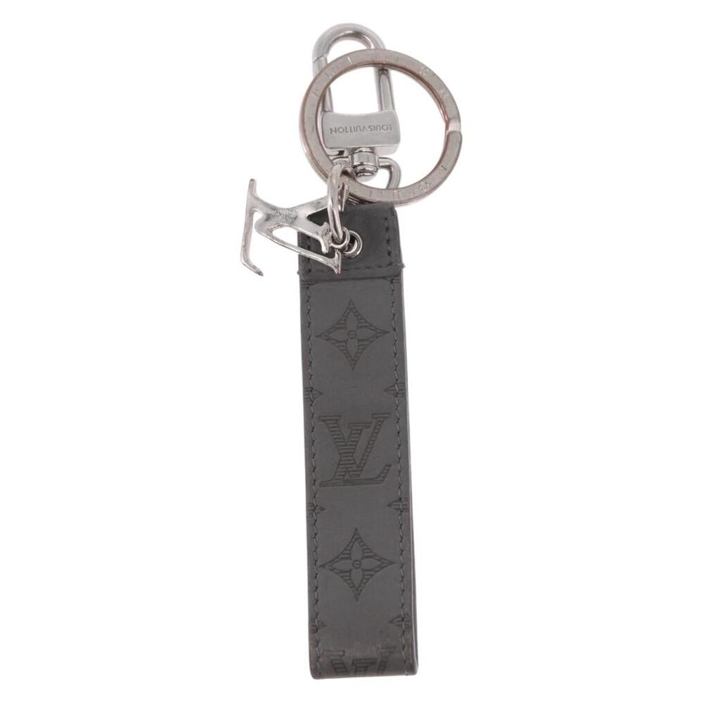 Louis Vuitton Leather Bag Charm Gray